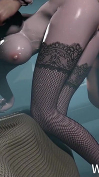 3D สาวเอเชีย MILF แก่เซ็กซี่สุดๆ นอกใจกับผู้ชายควยใหญ่แปลกหน้า