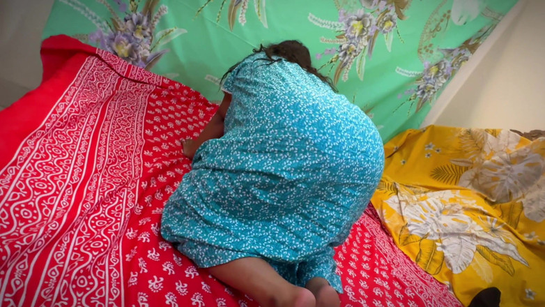 Your Boy's Cum: Indian Desi Bhabhi Roughly Fucked by Neighbor Debar When Husband...