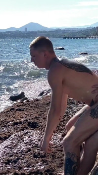 Rough and Hard Fucking and Cum in Mouth with Stepfather During Vacation at Sea - Sex on the Train, Shower, at Sea