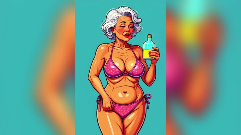 AI Porn: Nenek tua menggoda di animasi