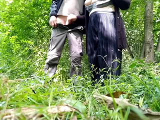 OurFetishLife: Son-in-law Teases My Nipples While I Desperately Milk Him Outdoors