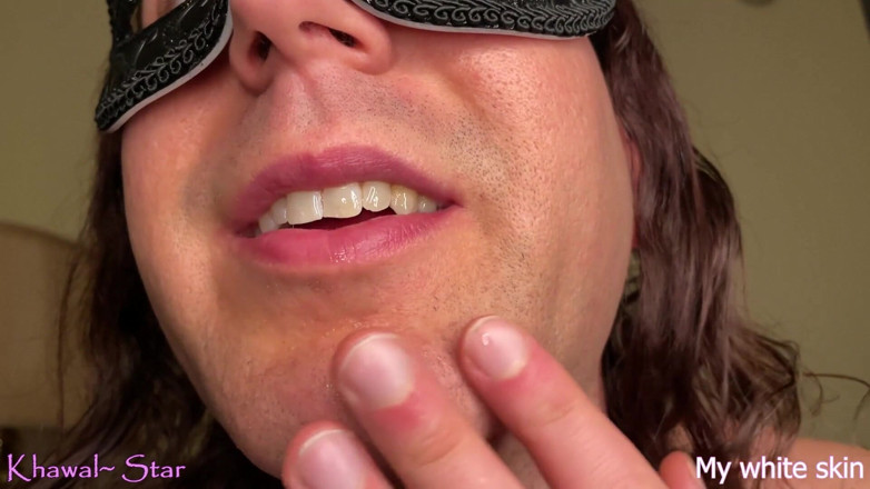 Khawal Star: Khawal Egyptian Arabic lip fetish closeup whiteboy