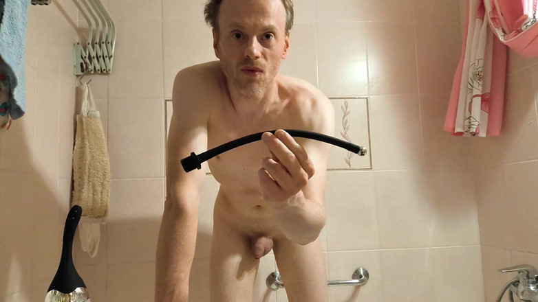 Lana Tuls Production: Lanatuls - anal sürtük ve fahişe 25 cm anal lavman temizleyiciyi test...