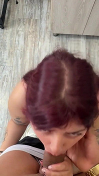 POV Blowjob Fucking with My Stepsister Just Before I Go to Work