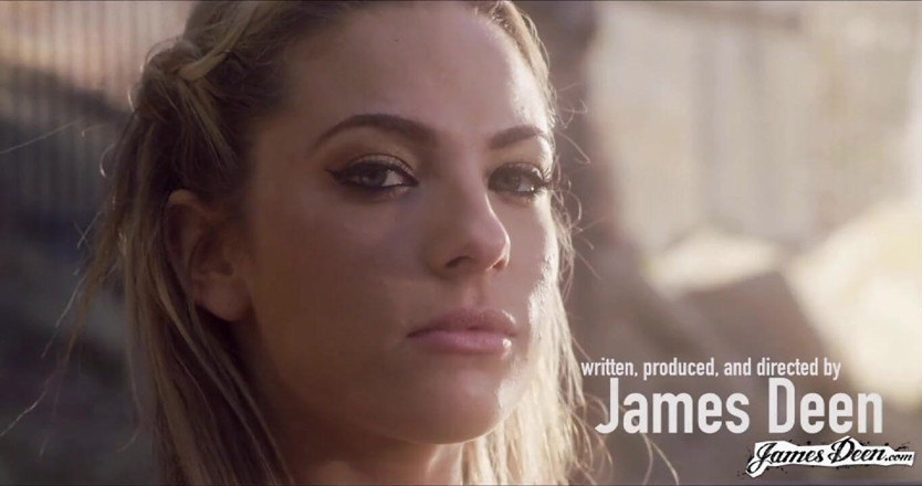 James Deen: Dahlia Sky gets anally fucked outdoor from James Deen
