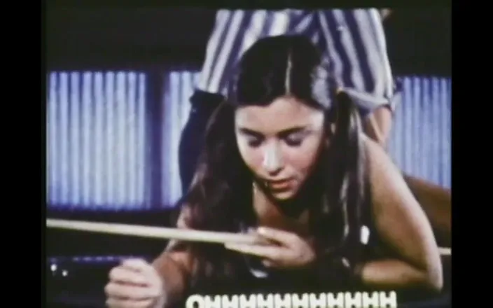 Vintage megastore: Cute Vintage Teen Playing Billiard Hard Banged by Horny Cock