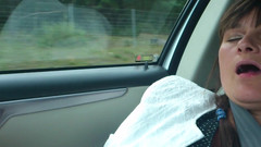 Martakiko studio: Soaked & Horny - I Finger Myself Hard While My Husband Drives!
