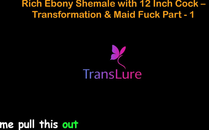 TransLure: Anglická audio sexuální příběh bohaté ebenové shemale s 12 palcovým ptákem -...