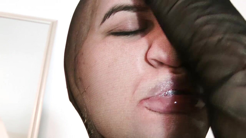 Goddess Celine: Rivestito di nylon Fetish