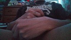 KingSpade: Masturbation en gros plan d’une bite raide par Kingspade