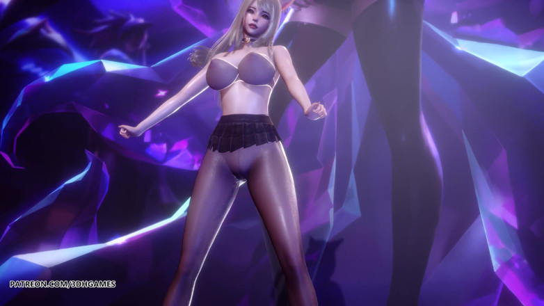 3D-Hentai Games: [MMD] Sistar - goyangin ahri tari striptis seksi kda korea
