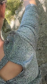 Outdoor Oral and Doggy Style Sex