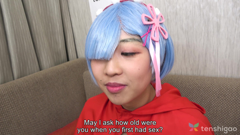 Tenshigao: Riho Machida Is in Her Anime Costume When She Visits...