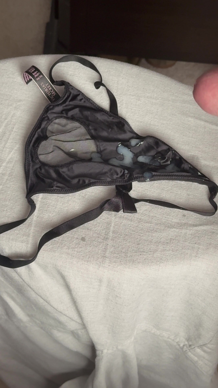 CumDaily: Cum on Wife’s Panties 10