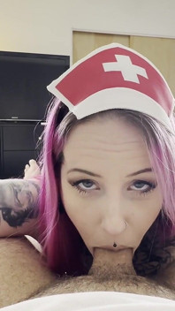 Hallo krankenschwester, pOV-blowjob