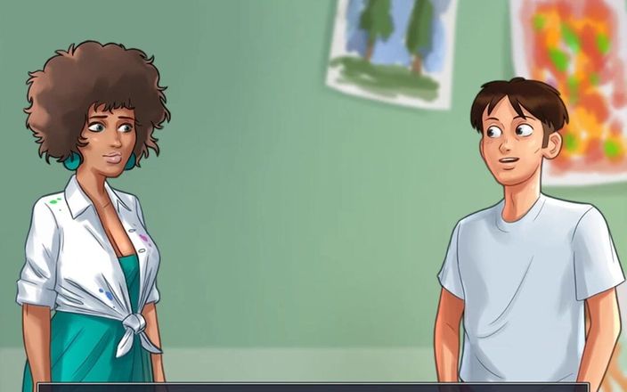 Miss Kitty 2K: Summertime Saga Reworked - 6 Officer Has Bad News by Misskitty2k