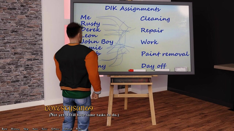 LoveSkySan69Real: Essere un dik 0.6.0 parte 127 lavoro in casa di loveskysan69