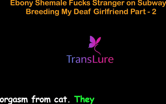 TransLure: English Audio Sex Story - Ebony Shemale Fucks Stranger on Subway -...