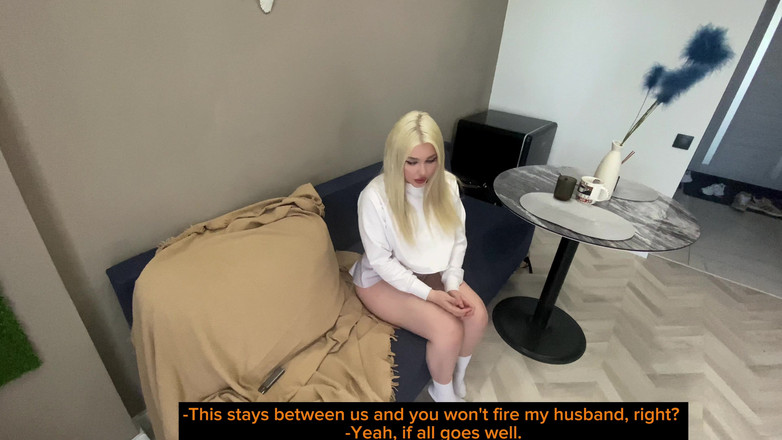 Blondessa: Isteri jalang menghisap bos suami