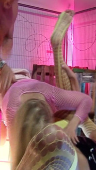 Hot Works Scene-1_busty Blondes in Lingerie Decide to Have a Threesome in the Middle of the Play