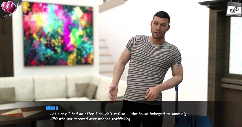 3D Cartoon Porn: Сжигание границ 1 Майка и Лары в общей жизни, вступление