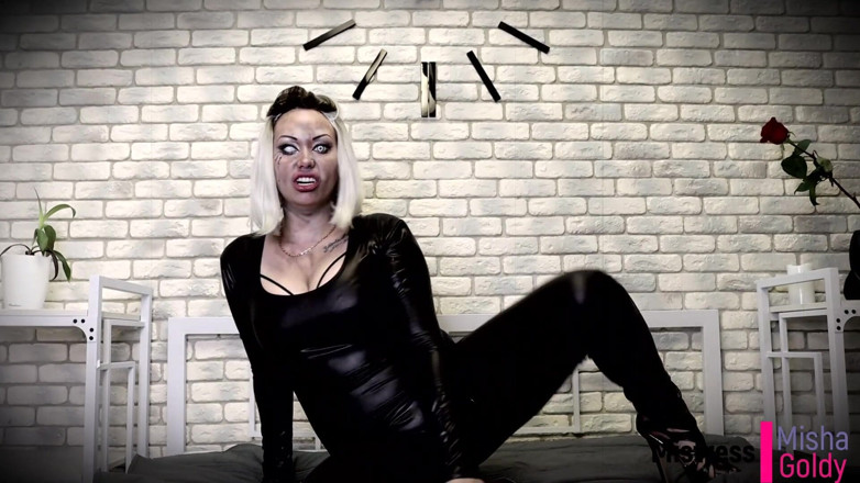 Goddess Misha Goldy: Maximum de tourment dans tes propres pervers !