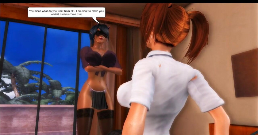 Rikolo: Ajaib batang - Futanari Succubus mengongkek nerd miang