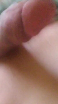(no Masturbating) Transwoman Playing with My Pre-op Clit