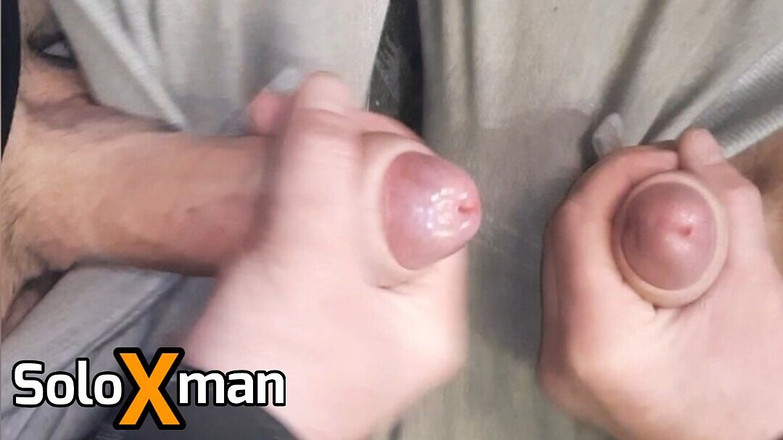 SoloXman: Дрочка руками і камшот на дзеркало - soloxman