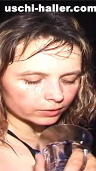 Drinking Cum From a Glass