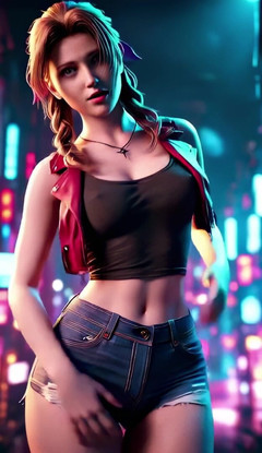 3D-Hentai Games: Dança Alegre de Aerith