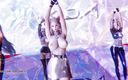 3D-Hentai Games: KDA - mehr striptease Ahri Akali evelynn Kaisa Kda Seraphine, komplett