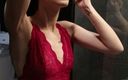 Exotic brunette: Fetish wajah - tutorial make up 1