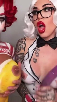 Halloween Dildo JOI with Friends
