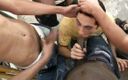 Crunch Boy: Twink von großen schwarzen schwänzen gefickt