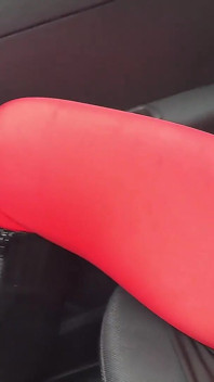 Pas De Culotte En Collants Rouges
