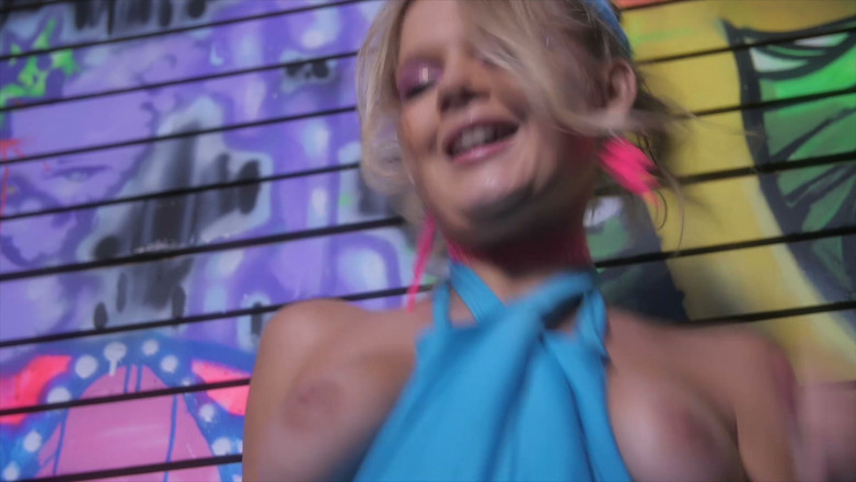 Coco Lovelock: Aerobics Warm up Ends with a Dildo