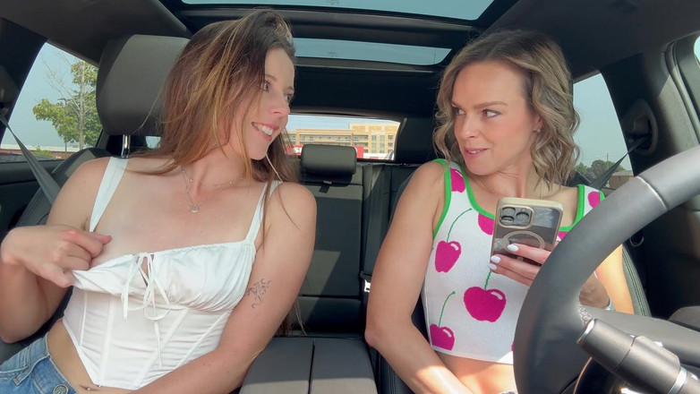 Serenity Cox: Nadia foxx &amp; vibrations-cox mit üppigen ferngesteuerten Vibratoren in einem Laufwerk durch &amp;...