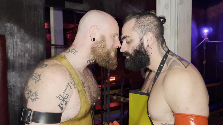 The Bearded Master: Zrzavý medvěd naštvaný a fistovaný vousatým pánem