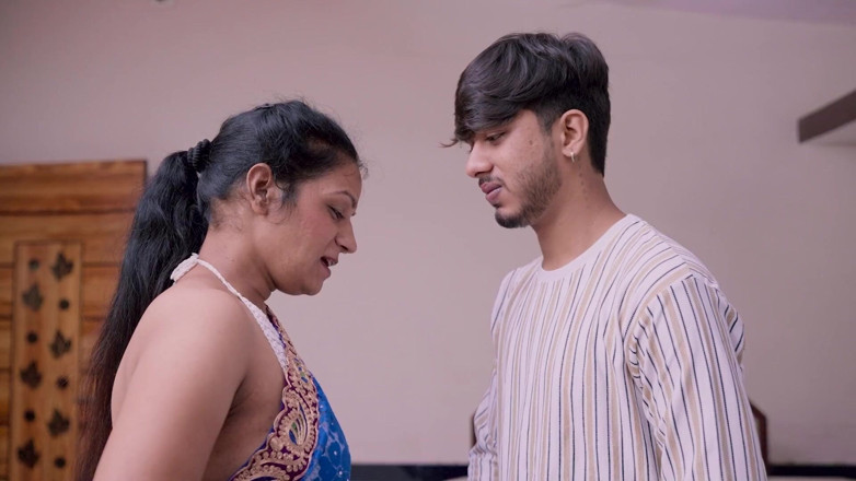 HotMaal69: Indian Stepaunty Scared After Seeing Big Dick Full Hindi Audio
