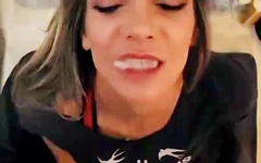 MILF Tiffany Montana getting her daily dosage like a good lil cumslut