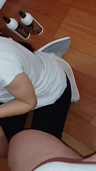 We Swapped Places with My Neighbor and My Girlfriend Licks Her Pussy and I Watch and Masturbate