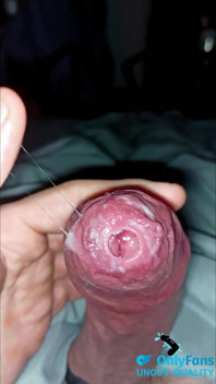 Cum Play with Phimosis Tight Foreskin