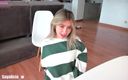 CUTE ALICE: Schöne geile blondine mit weichem hintern wird in einer webcam-show...
