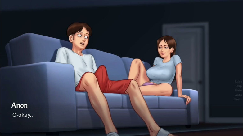 Xr Gamer: Debbie Gives Anon's Huge Monster Cock a Surprise Footjob - Summertime...