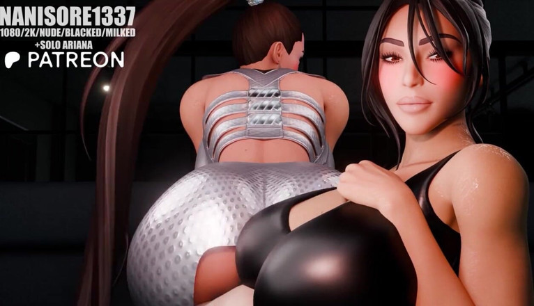 Nanisore1337: Fortnite Ariana X Kim inversa vaquera en primer plano