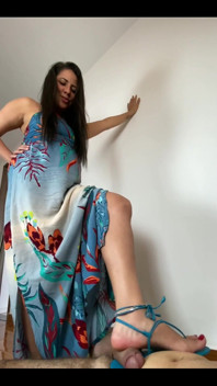 Yarak ezme 7 - seksi mavi schutz sandaletli tanrıça Kiffa 7