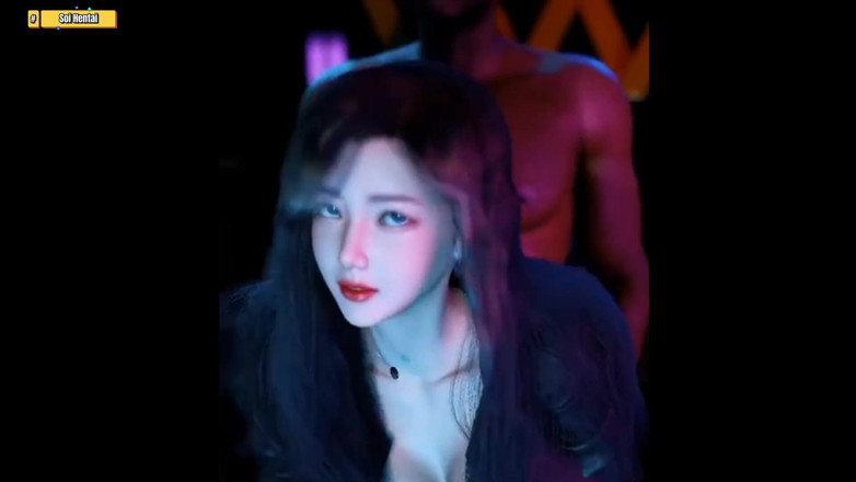 Soiyu Hentai: Beauty girl and black cock at night club - Hentai 3D Uncensored...