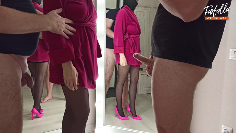 Farfalla wifeshare: Saya berkongsi isteri saya dengan kawan. Creampie berganda. Bini Menelan...