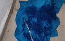 Satin and silky: Pissen auf Krankenschwester-anzug salwar in der umkleidekabine (33)
